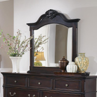 Coaster Furniture 203194 Cambridge Carved Mirror Cappuccino